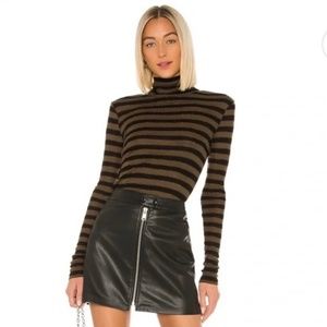 All Saints Lena Vegan Leather skirt! US6! WORN TWICE!